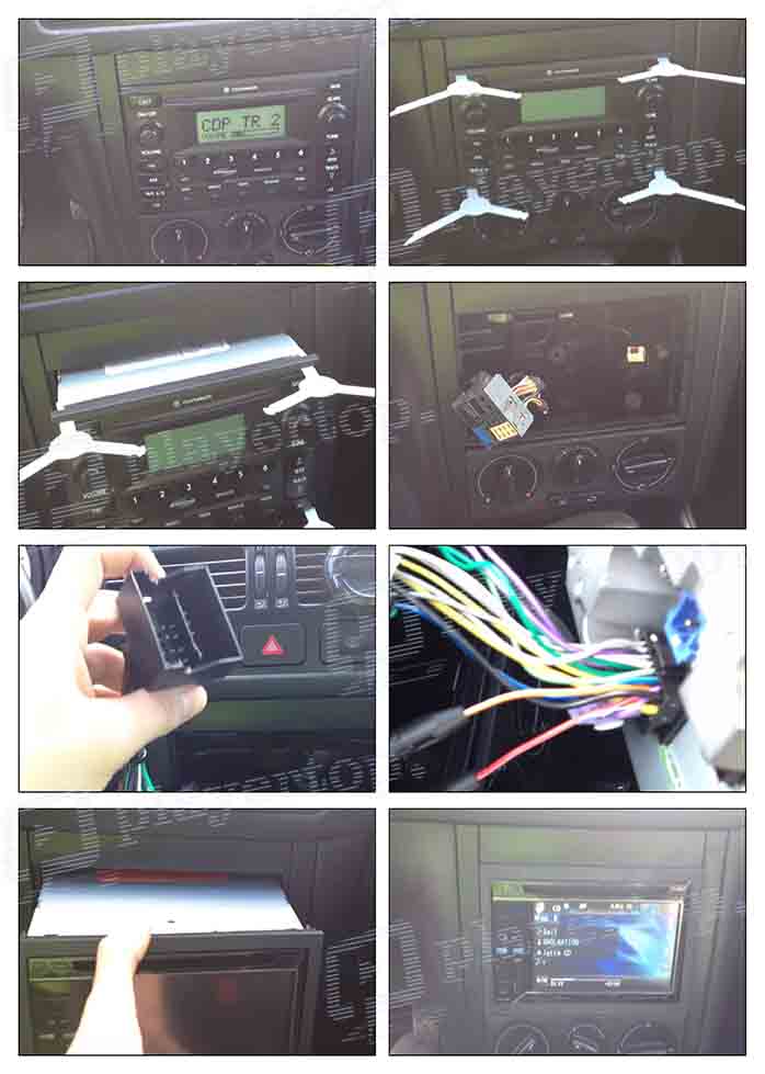 montage autoradio volkswagen jetta 1999 2004